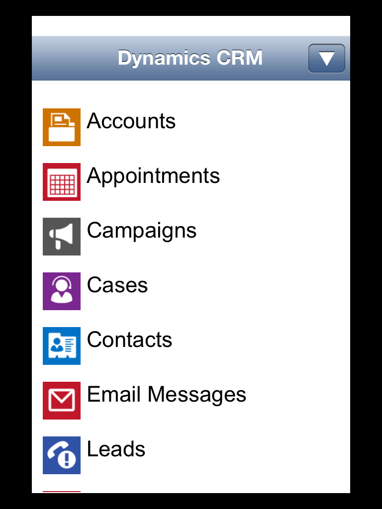 crm smartphone app