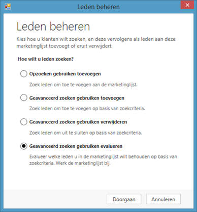 Marketinglijsten gebruiken in Microsoft Dynamics CRM software