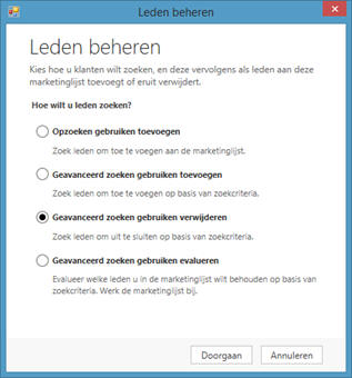 Marketinglijsten gebruiken in Microsoft Dynamics CRM software