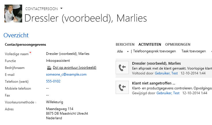 Foto's toevoegen aan records in Dynamics 365/CRM software