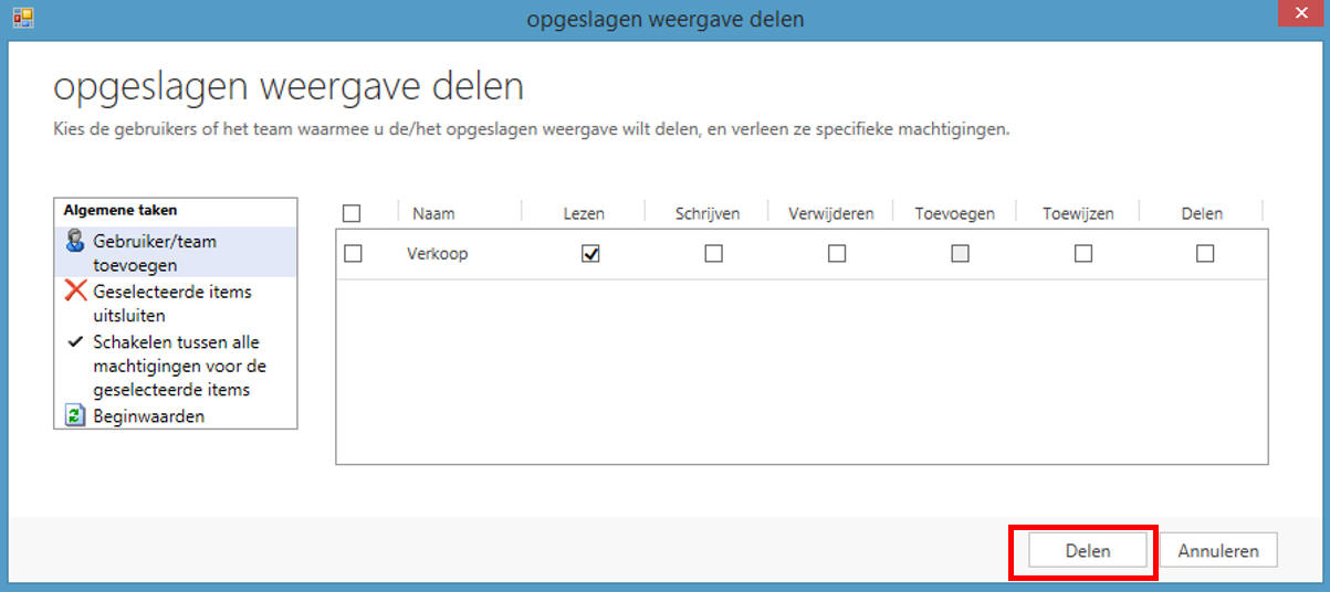 weergave delen