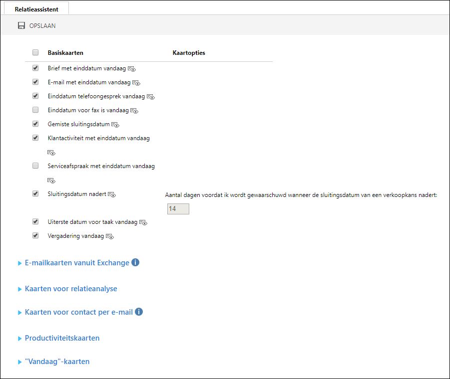 Relatieassistent in Microsoft Dynamics 365/CRM