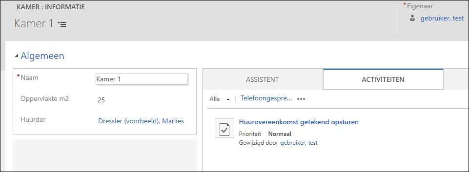 dynamics 365 crm software samenvouwweergave