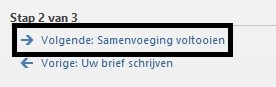 CRM afdruk samenvoegen