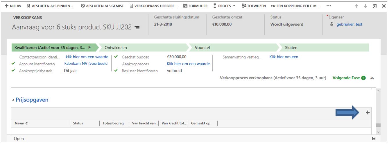 Dynamics 365 crm verkoopproces