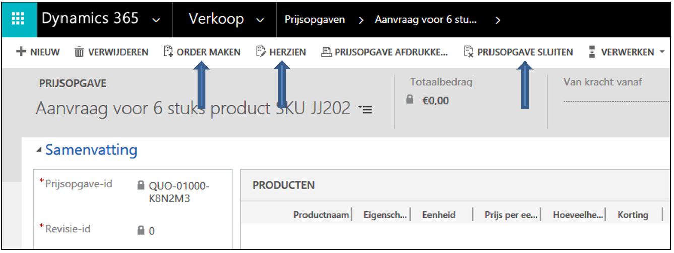 Dynamics 365 crm verkoopproces