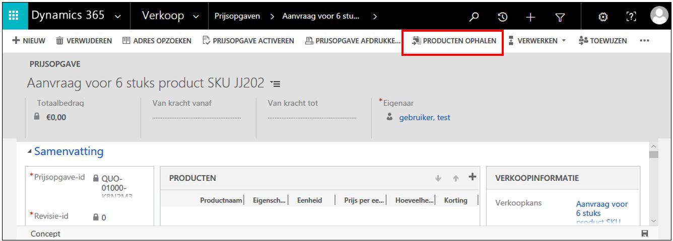 Dynamics 365 crm verkoopproces