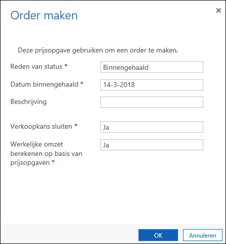 Dynamics 365 crm verkoopproces