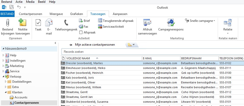 activiteiten en notities