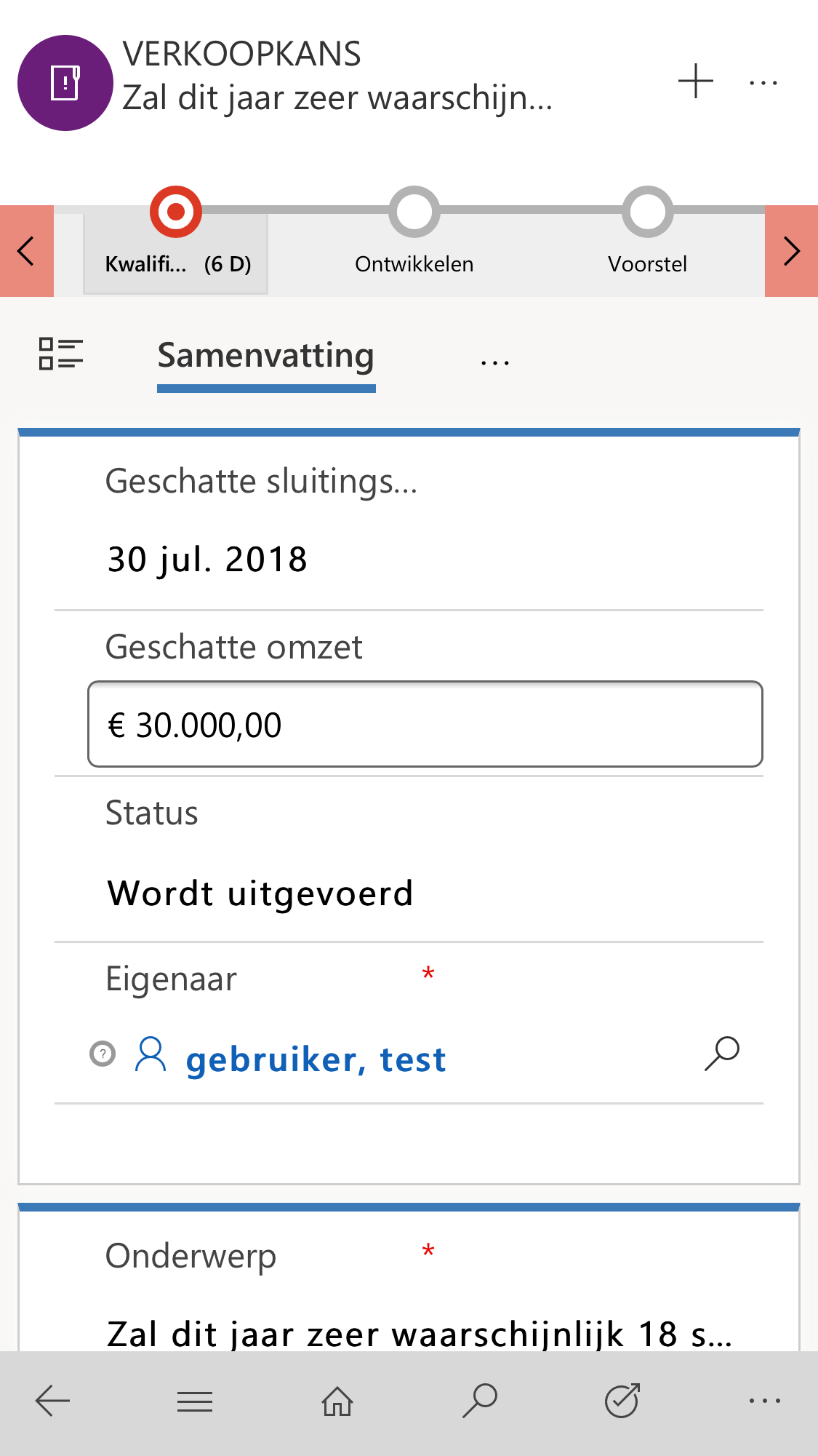 CRM voorjaar 2018 release