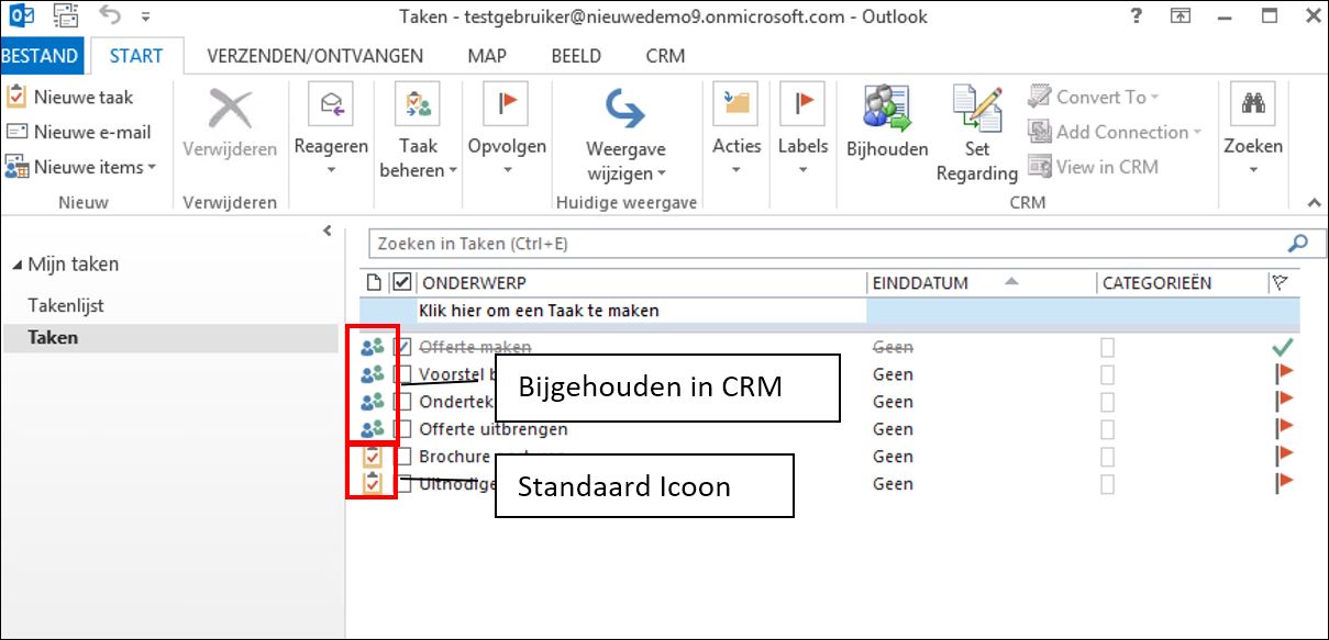 Microsoft Dynamics 365 CRM voor Outlook handleiding