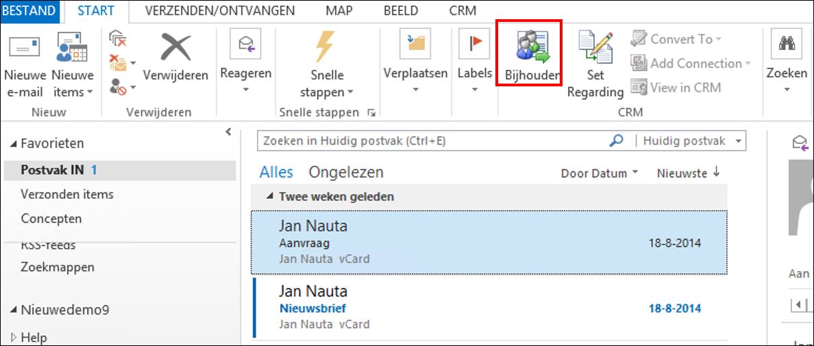 Microsoft Dynamics 365 CRM voor Outlook handleiding