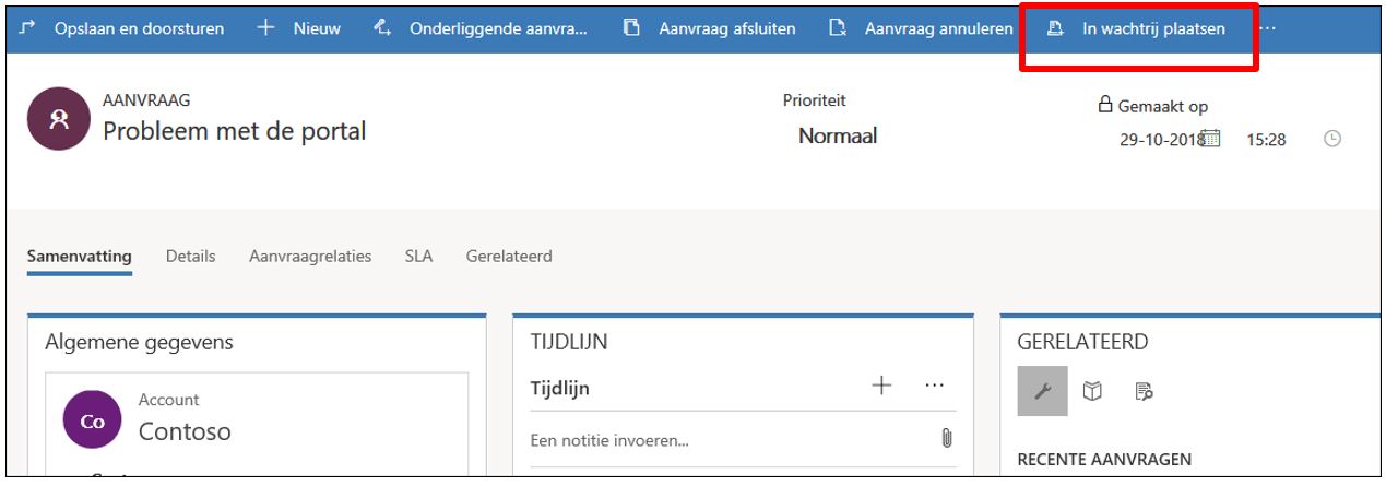 Dynamics 365 CRM wachtrijen