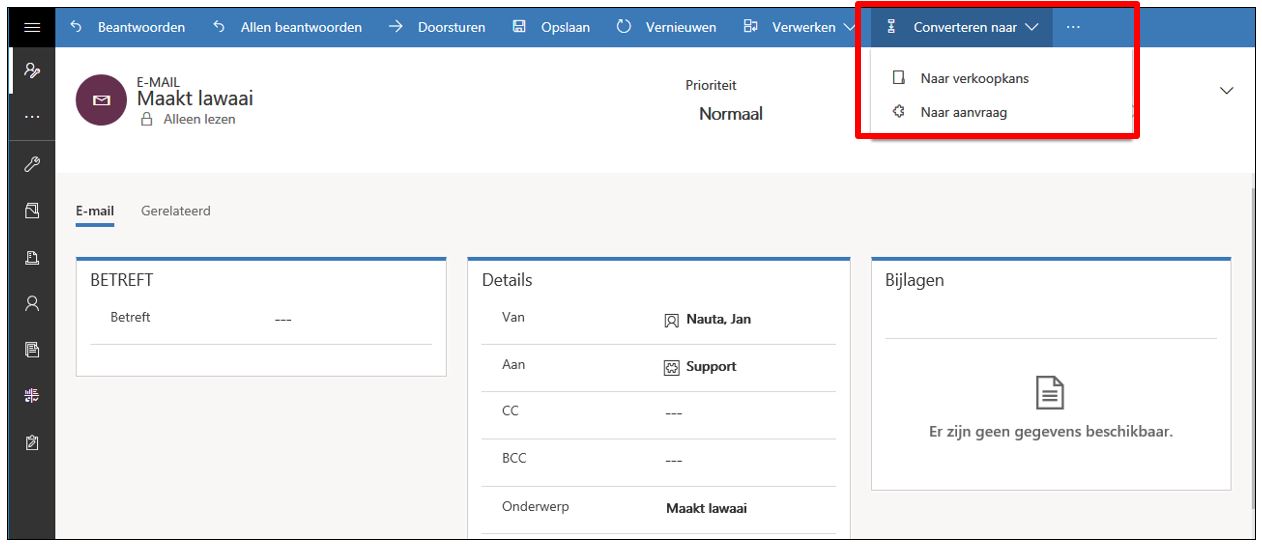 Dynamics 365 CRM wachtrij