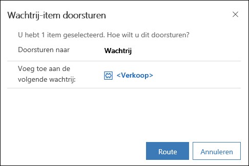 Dynamics 365 CRM wachtrij