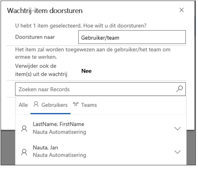 Dynamics 365 CRM wachtrijen