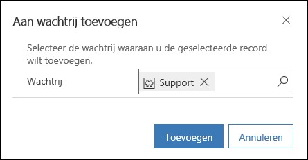 Dynamics 365 CRM wachtrijen