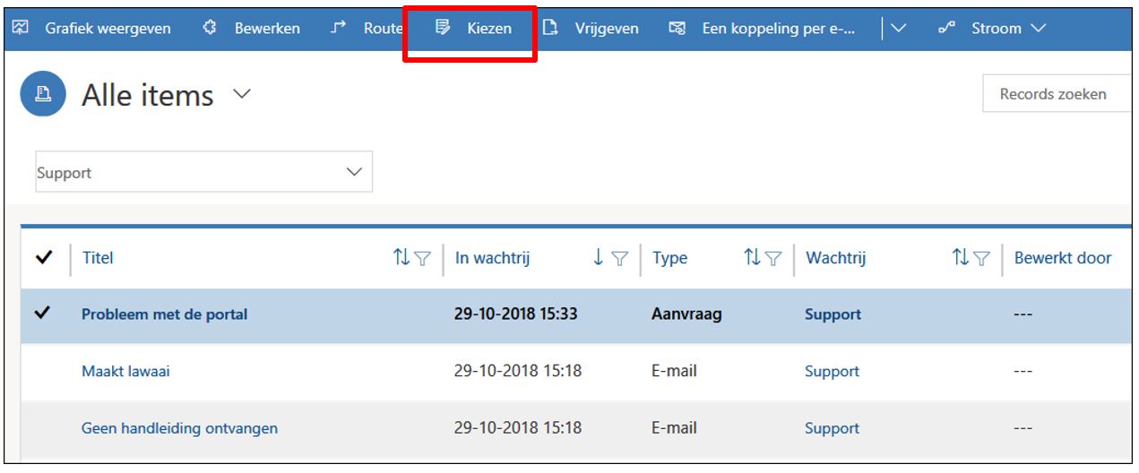 Dynamics 365 CRM wachtrijen