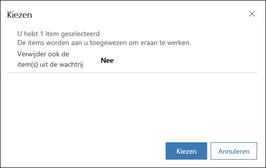 Dynamics 365 CRM wachtrijen