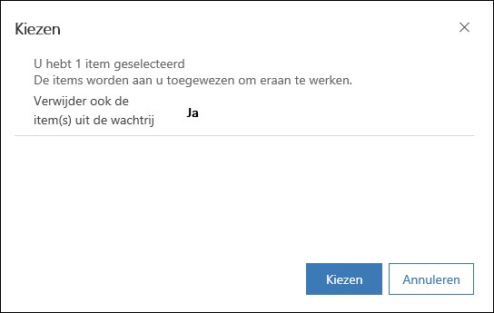 Dynamics 365 CRM wachtrij