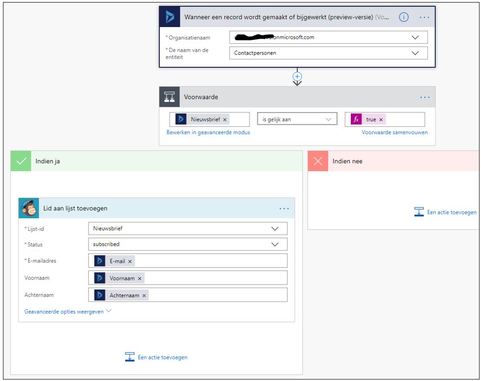 Dynamics 365 CRM en Microsoft Flow