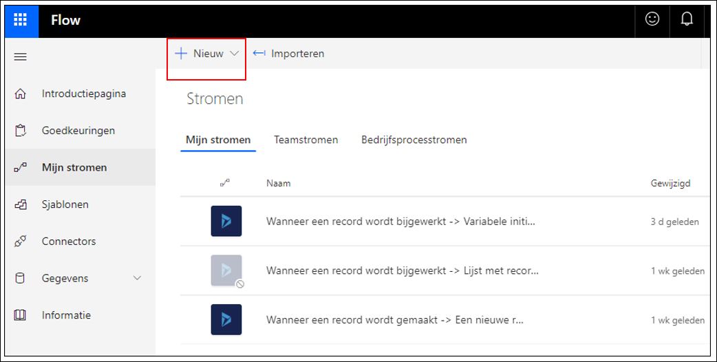 Dynamics 365 CRM en Microsoft Flow