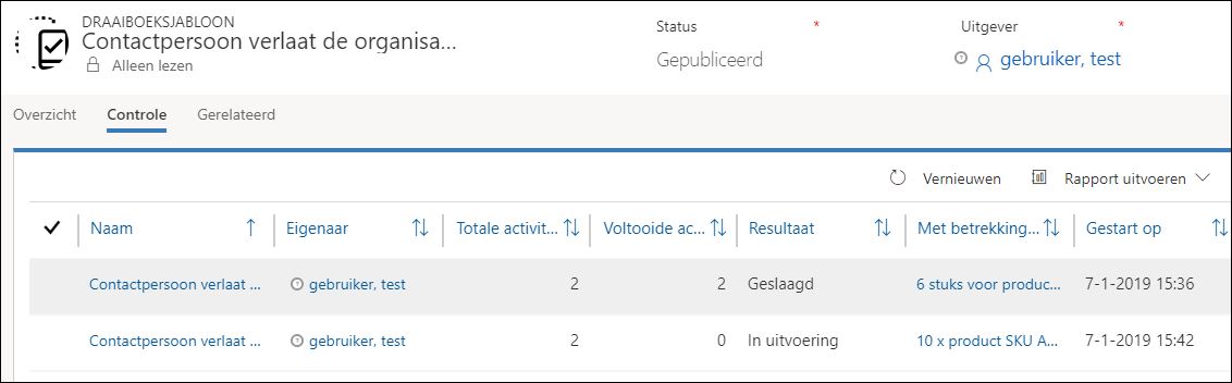 Draaiboeken in Microsoft Dynamics 365 CRM