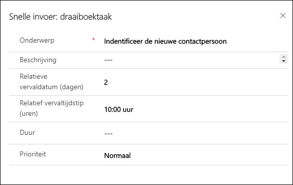 Draaiboeken in Microsoft Dynamics 365 CRM