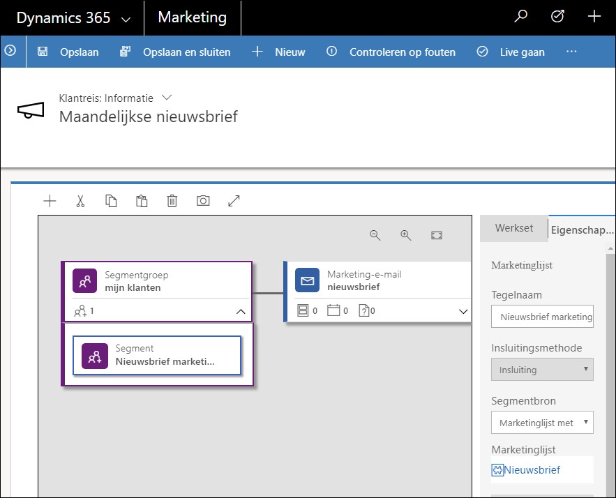 Dynamics 365 voor Marketing