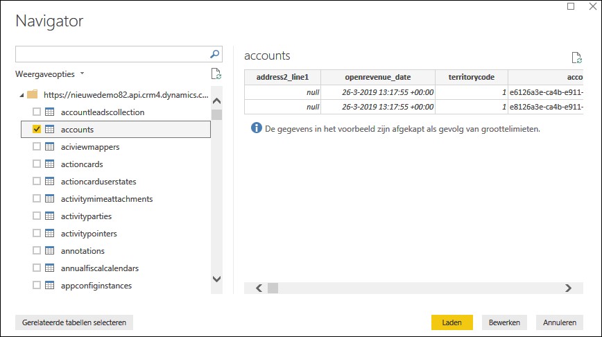 power bi navigator