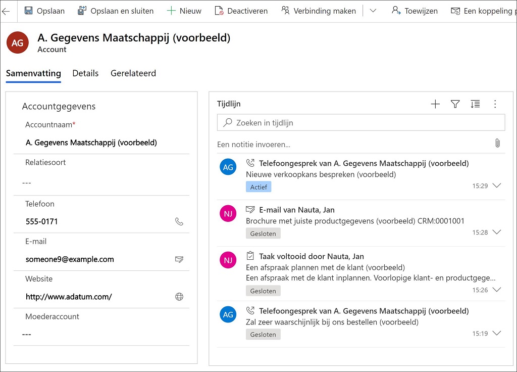 Power CRM voor Office 365, het alternatief voor Outlook Customer Manager en een eenvoudig crm systeem. Groningen, Leeuwarden, Assen, Joure, Heerenveen.