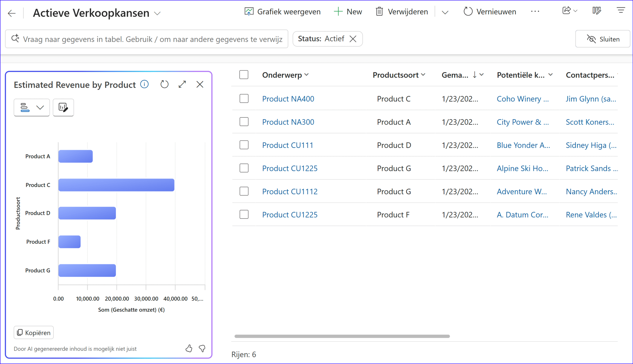 Copilot in modelgestuurde Power Apps